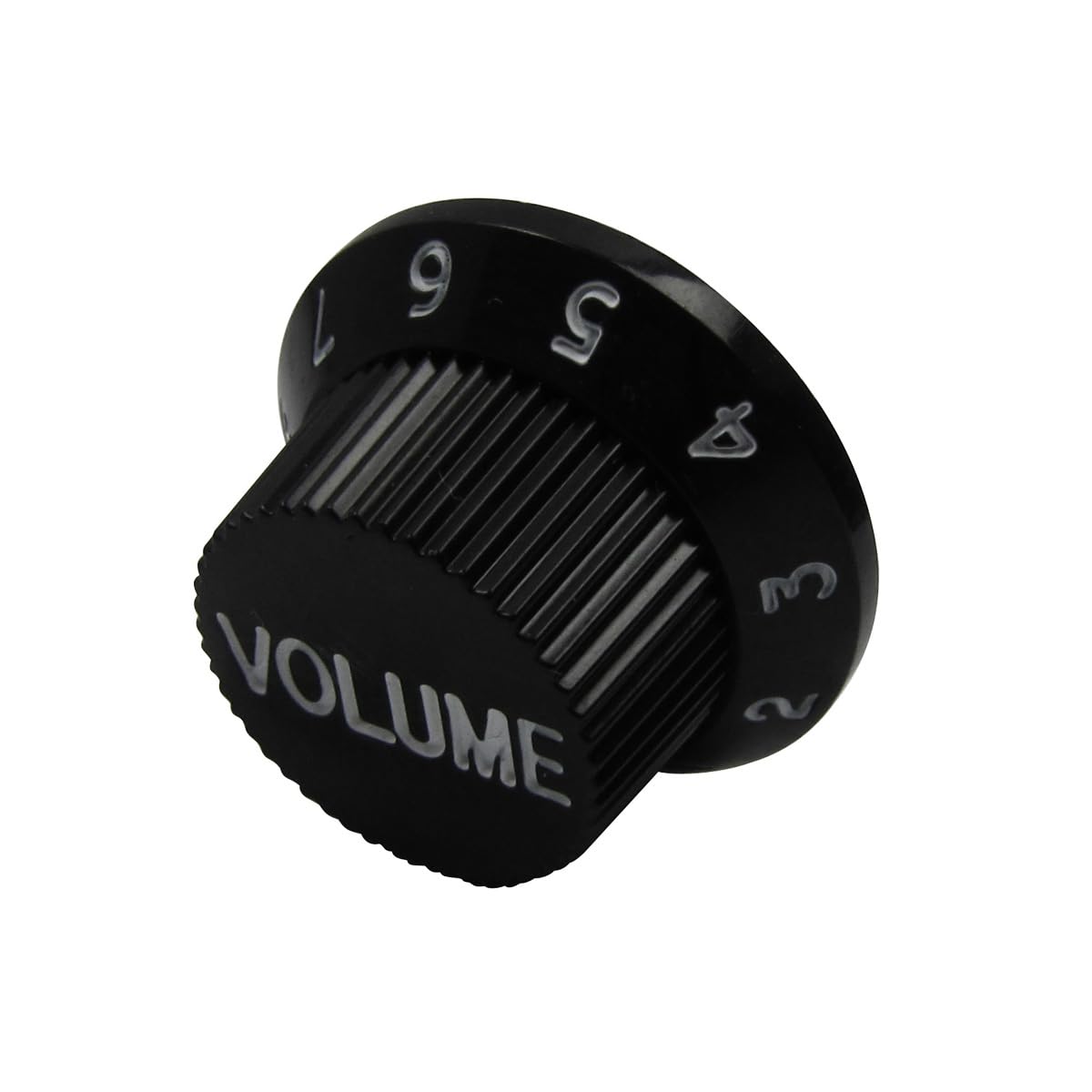 FLEOR Black Plastic 52/52/52mm Single Coil Pickup Cover 2T1V Tone Volume Control Knobs Switch Tip Bar Tip Set